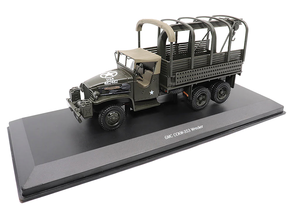 GMC CCKW353 Wrecker Tow Truck Olive Drab "United States Army" 1/43 Diecast Model by Militaria Die Cast - image 3