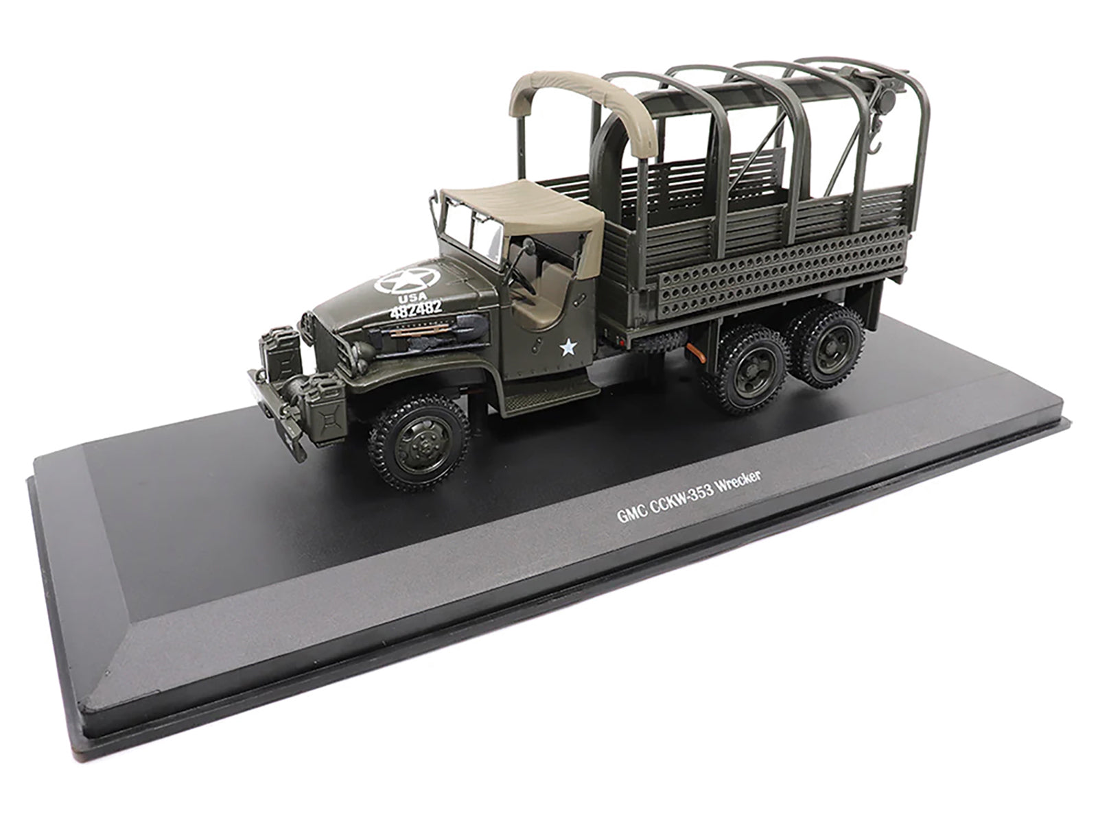 GMC CCKW353 Wrecker Tow Truck Olive Drab "United States Army" 1/43 Diecast Model by Militaria Die Cast - image 3