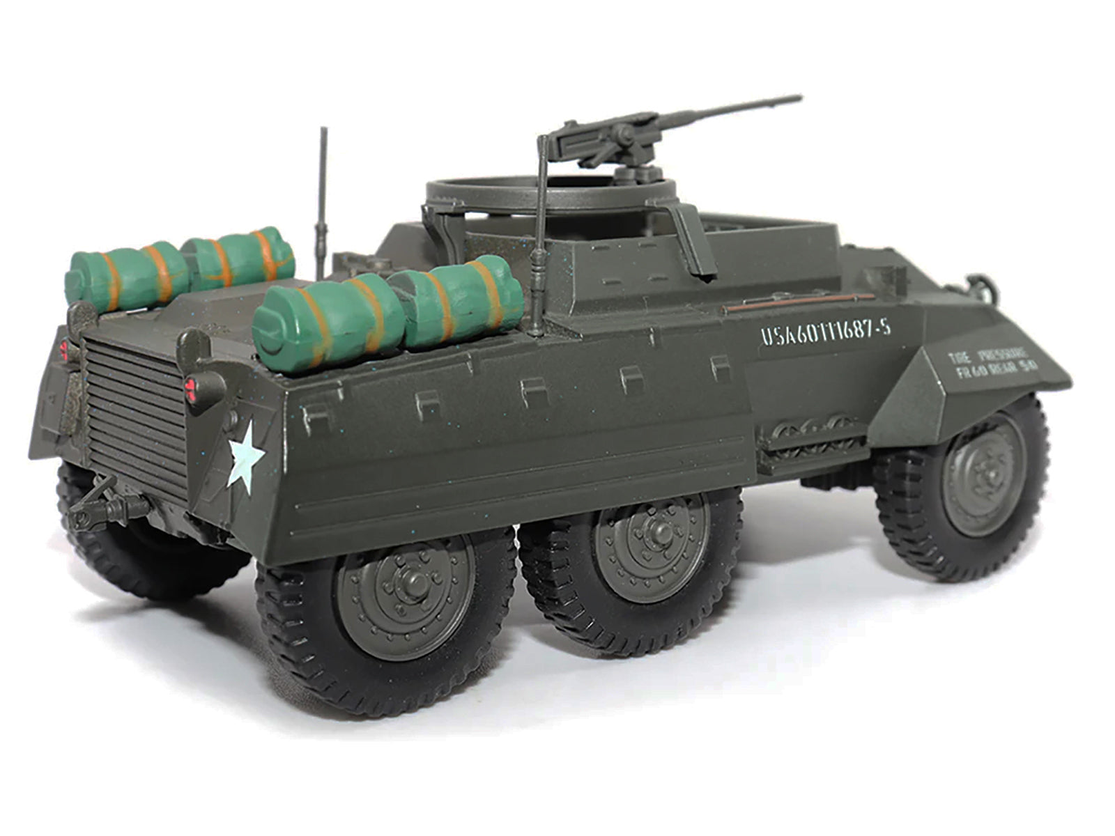 Ford M20 Armored Utility Car Olive Drab "United States Army" 1/43 Diecast Model by Militaria Die Cast - image 2
