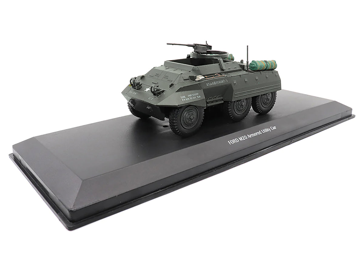 Ford M20 Armored Utility Car Olive Drab "United States Army" 1/43 Diecast Model by Militaria Die Cast - image 3