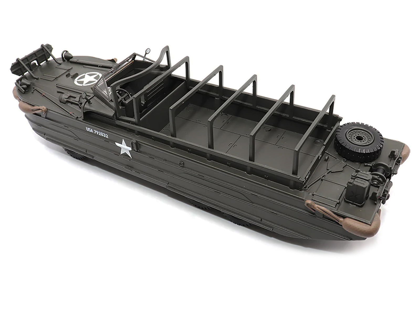 GMC DUKW Amphibious Vehicle Olive Drab "United States Army" 1/43 Diecast Model by Militaria Die Cast - image 2