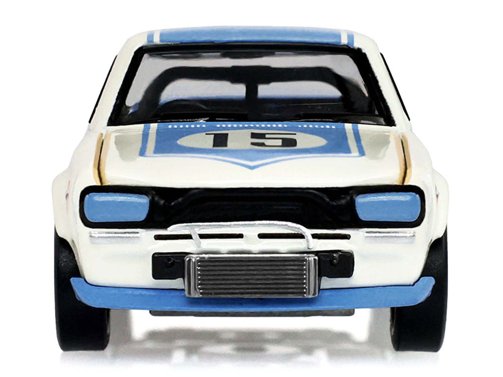 1972 Nissan Skyline 2000 GT-R (KPGC10) RHD (Right Hand Drive) #15 Kunimitsu Takahashi "50th Victory" White with Blue Stripe "Tokyo Torque" Series 10 1/64 Diecast Model Car by Greenlight - image 4