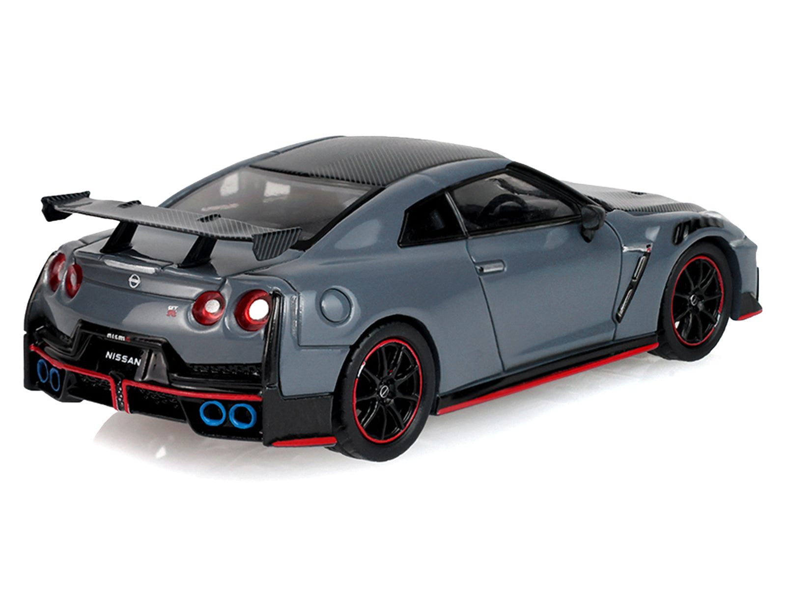 2024 Nissan GT-R (R35) NISMO RHD (Right Hand Drive) Stealth Gray with Carbon Top and Hood "Tokyo Torque" Series 10 1/64 Diecast Model Car by Greenlight - image 3