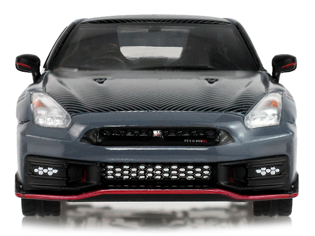 2024 Nissan GT-R (R35) NISMO RHD (Right Hand Drive) Stealth Gray with Carbon Top and Hood "Tokyo Torque" Series 10 1/64 Diecast Model Car by Greenlight - image 4