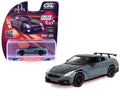 2024 Nissan GT-R (R35) NISMO RHD (Right Hand Drive) Stealth Gray with Carbon Top and Hood "Tokyo Torque" Series 10 1/64 Diecast Model Car by Greenlight