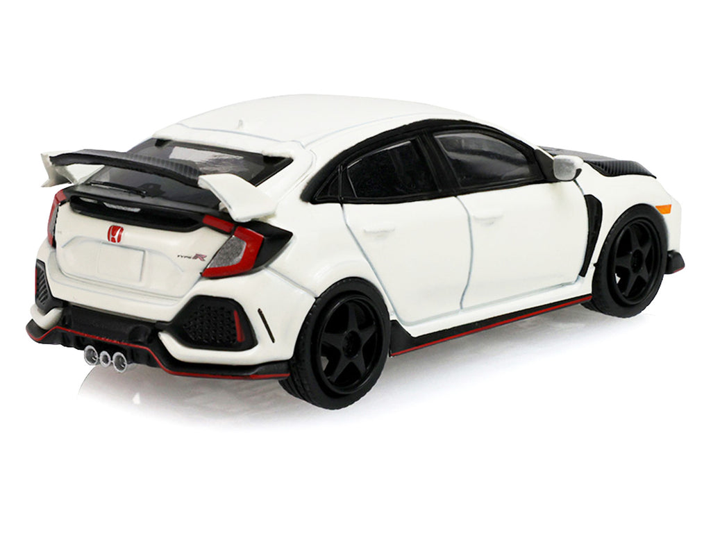 2018 Honda Civic Type-R (FK8) RHD (Right Hand Drive) Championship White with Carbon Hood "Tokyo Torque" Series 10 1/64 Diecast Model Car by Greenlight - image 3