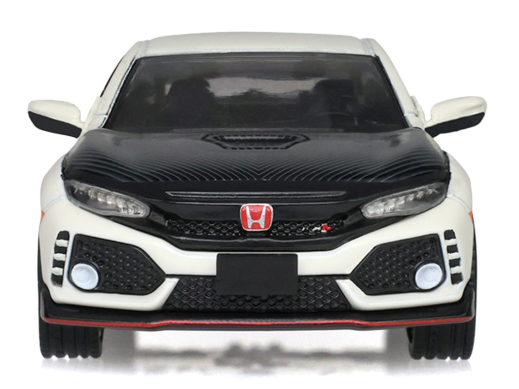 2018 Honda Civic Type-R (FK8) RHD (Right Hand Drive) Championship White with Carbon Hood "Tokyo Torque" Series 10 1/64 Diecast Model Car by Greenlight - image 4