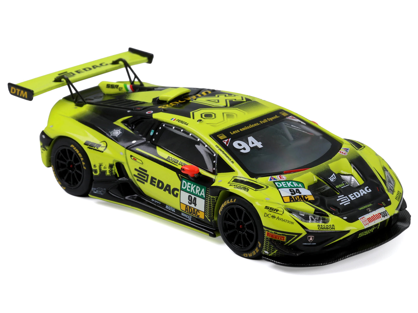 Lamborghini Huracan GT3 Evo 2 #94 Franck Perera "SSR Performance" "DTM" (2023) 1/64 Diecast Model Car by Trends Hobby - image 2