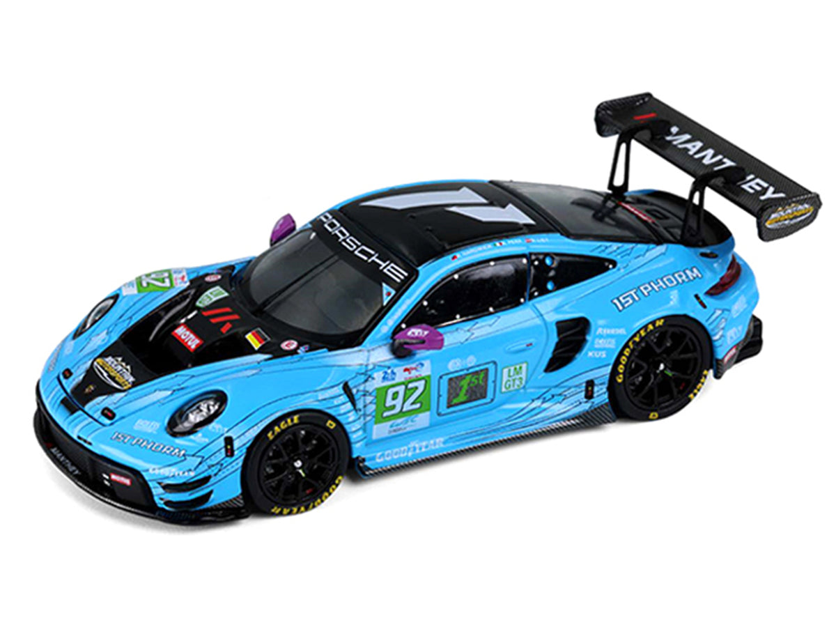 Porsche 911 GT3 R (992) #92 Ryan Hardwick - Richard Lietz - Riccardo Pera "Manthey 1st Phorm" LMGT3 Class Winner "24 Hours of Le Mans" (2025) 1/64 Diecast Model Car by Trends Hobby - image 2
