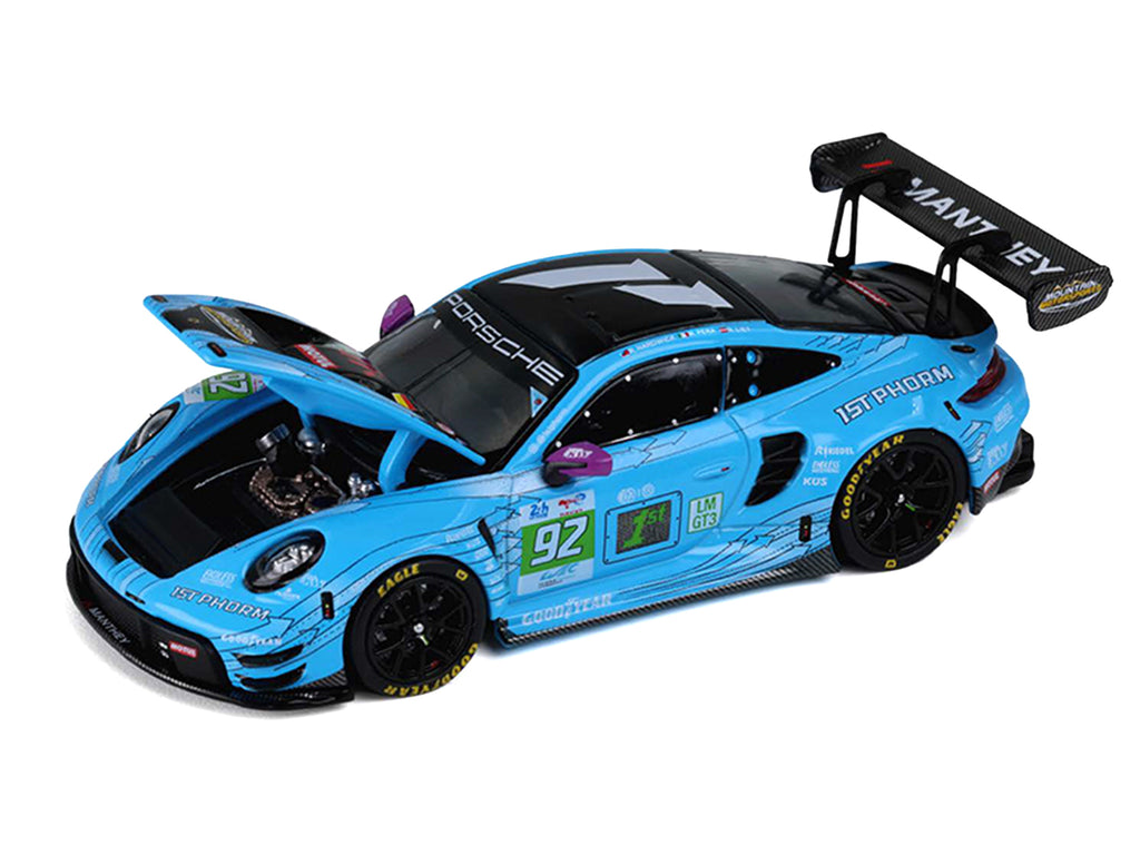 Porsche 911 GT3 R (992) #92 Ryan Hardwick - Richard Lietz - Riccardo Pera "Manthey 1st Phorm" LMGT3 Class Winner "24 Hours of Le Mans" (2025) 1/64 Diecast Model Car by Trends Hobby - image 3
