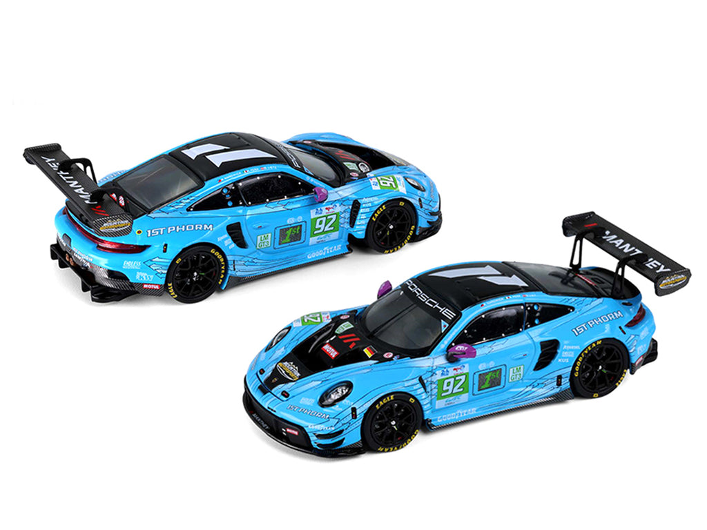 Porsche 911 GT3 R (992) #92 Ryan Hardwick - Richard Lietz - Riccardo Pera "Manthey 1st Phorm" LMGT3 Class Winner "24 Hours of Le Mans" (2025) 1/64 Diecast Model Car by Trends Hobby - image 4