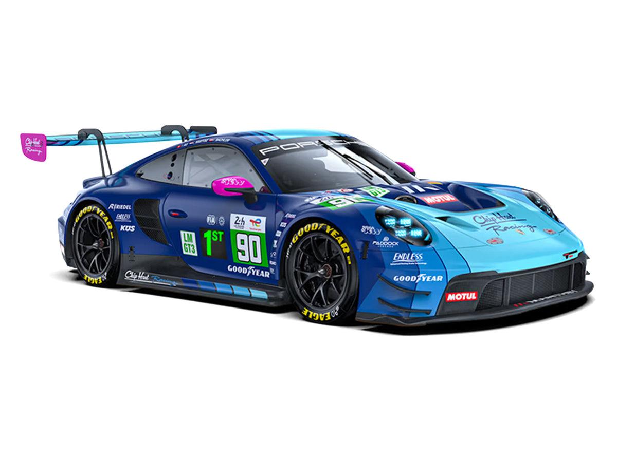 Porsche 911 GT3 R (992) #90 Antares Au - Klaus Bachler - Loek Hartog "Manthey" "24 Hours of Le Mans" (2024) 1/64 Diecast Model Car by Trends Hobby