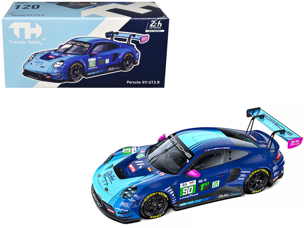 Porsche 911 GT3 R (992) #90 Antares Au - Klaus Bachler - Loek Hartog "Manthey" "24 Hours of Le Mans" (2024) 1/64 Diecast Model Car by Trends Hobby