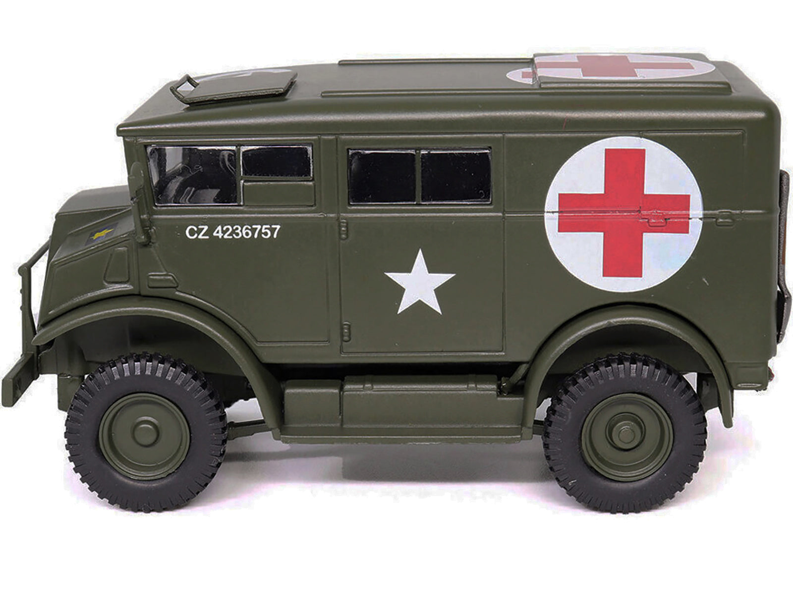 Chevrolet C8A Ambulance Olive Drab "United States Army" 1/43 Diecast Model by Militaria Die Cast - image 2