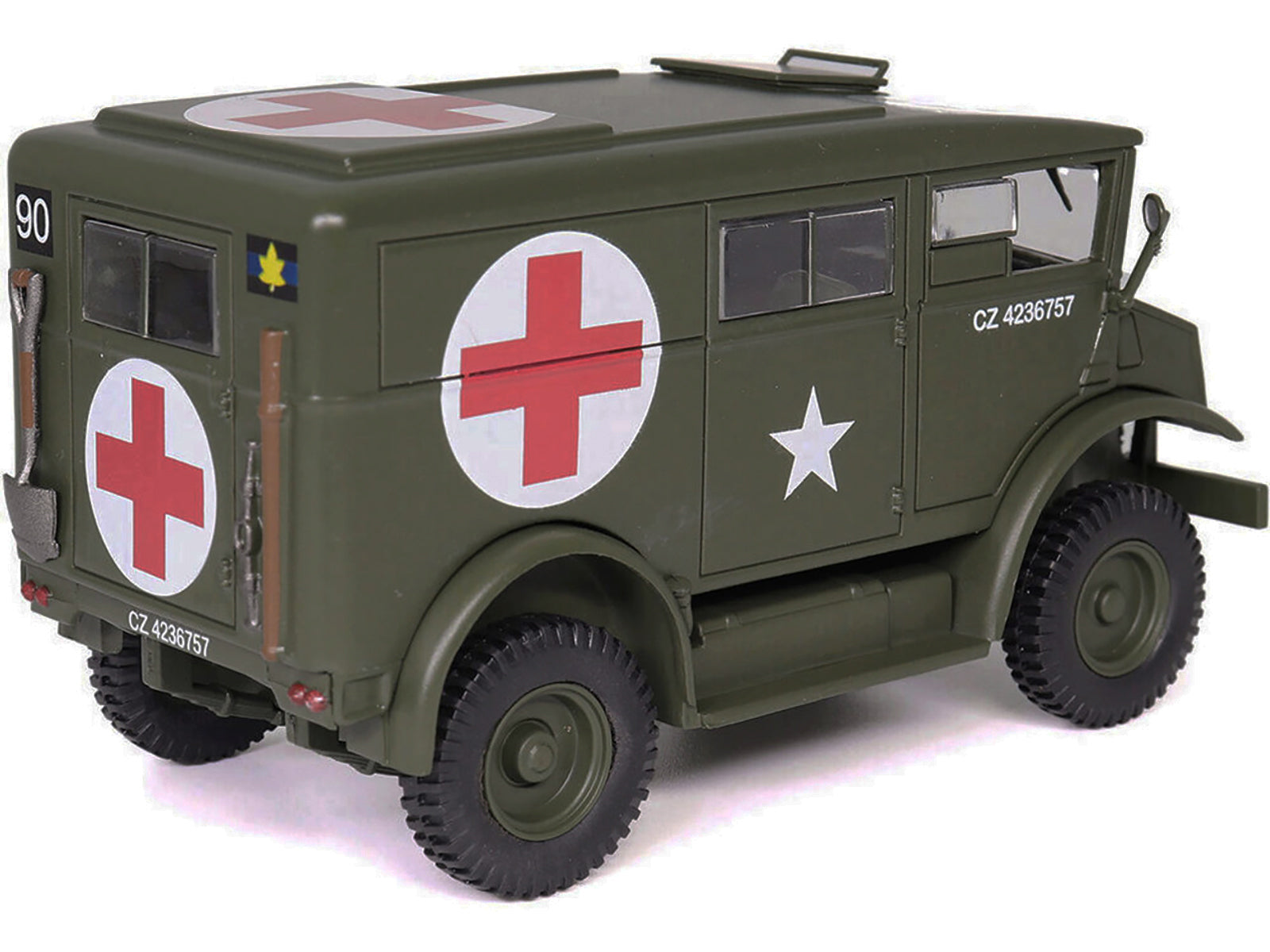 Chevrolet C8A Ambulance Olive Drab "United States Army" 1/43 Diecast Model by Militaria Die Cast - image 3