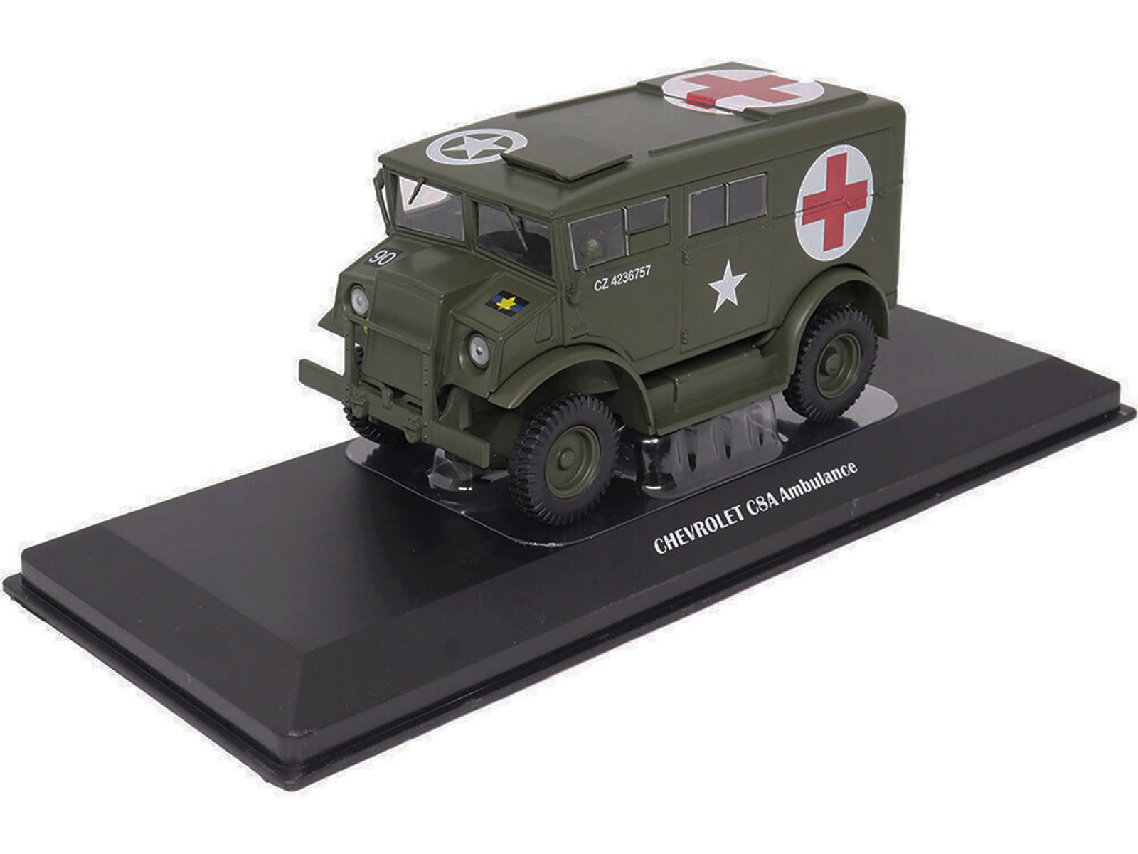 Chevrolet C8A Ambulance Olive Drab "United States Army" 1/43 Diecast Model by Militaria Die Cast - image 4