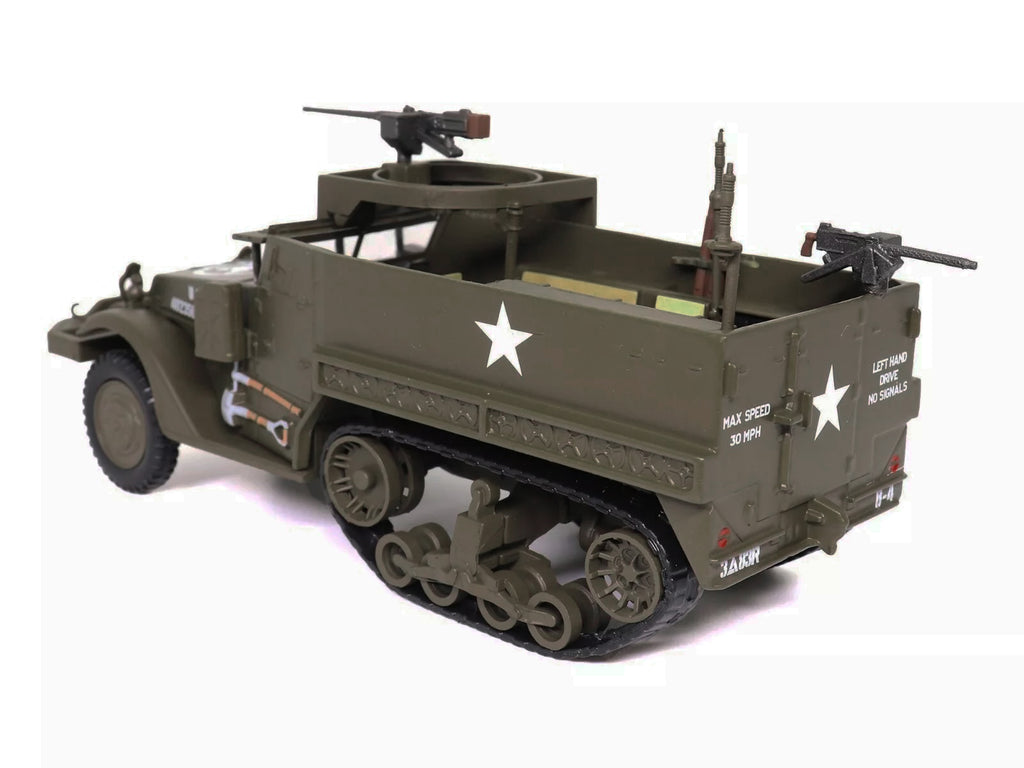 M3 Half-Track AFV with M2HB Machine Gun Olive Drab "United States Army" 1/43 Diecast Model by Militaria Die Cast - image 3