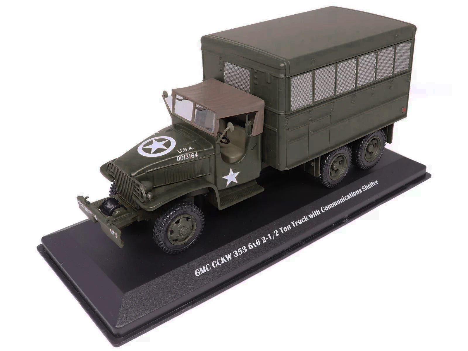 GMC CCKW 353 6x6 2-1/2 Ton Truck with Communications Shelter Olive Drab "United States Army" 1/43 Diecast Model by Militaria Die Cast - image 2