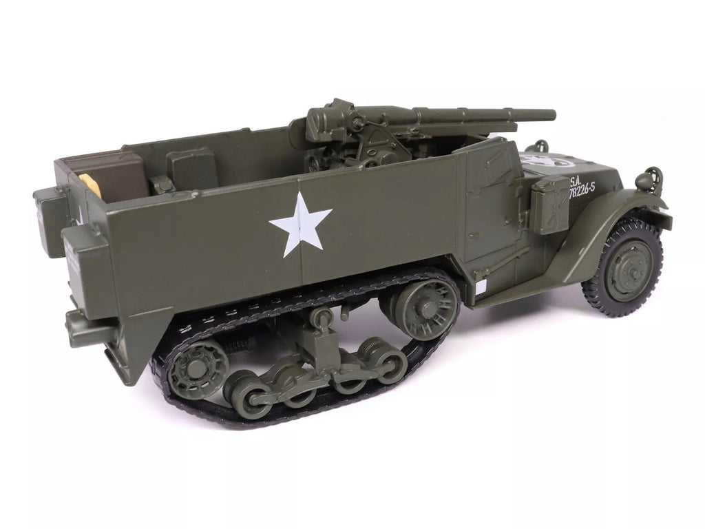M3 Gun Motor Carriage with 75mm M1897A4 Gun Olive Drab "United States Army" 1/43 Diecast Model by Militaria Die Cast - image 3