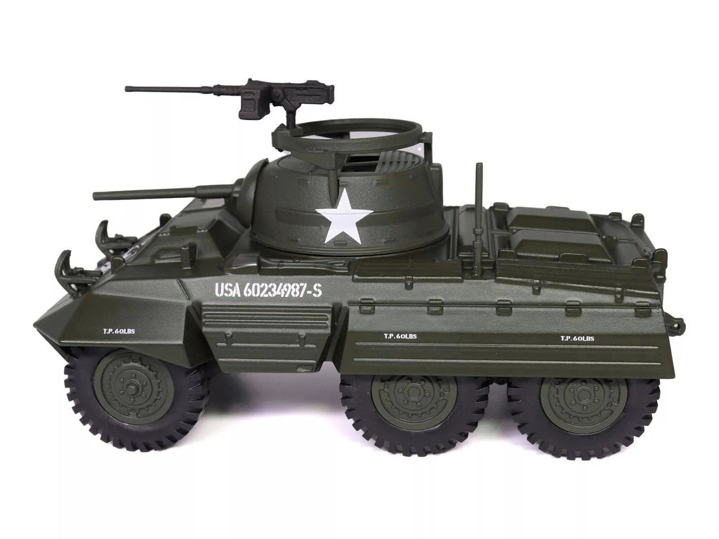 M8 Light Armored Car Olive Drab "United States Army" 1/43 Diecast Model by Militaria Die Cast - image 2