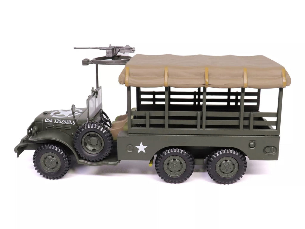 Dodge WC63 Weapons Carrier with Canvas Top Olive Drab "United States Army" 1/43 Diecast Model by Militaria Die Cast - image 4