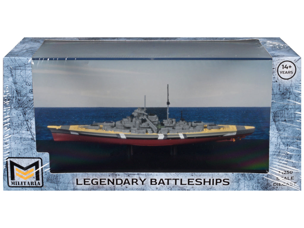 Bismarck Battleship "German Navy" (1941) "Legendary Battleships" Series 1/1250 Diecast Model by Militaria Die Cast - image 3