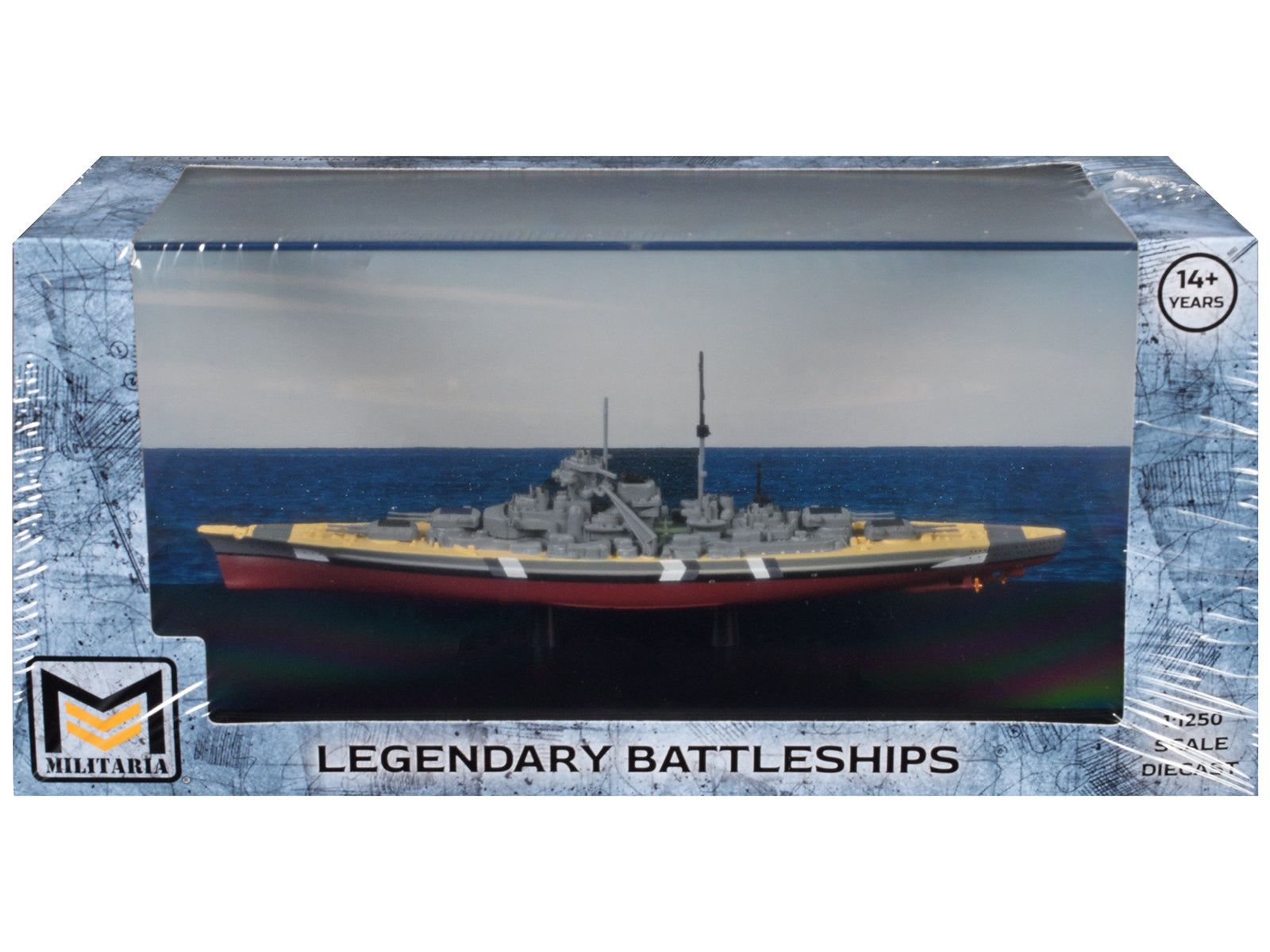 Bismarck Battleship "German Navy" (1941) "Legendary Battleships" Series 1/1250 Diecast Model by Militaria Die Cast - image 3
