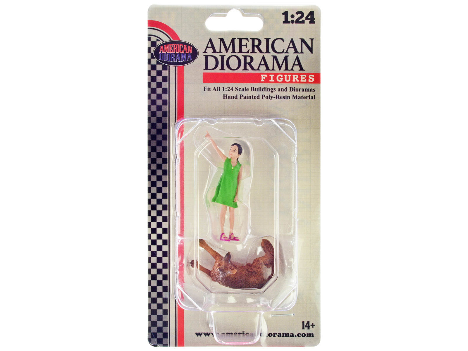 "Figure24 Series 1" Figure 703 Set of 2 pieces for 1/24 Scale Models by American Diorama - image 3