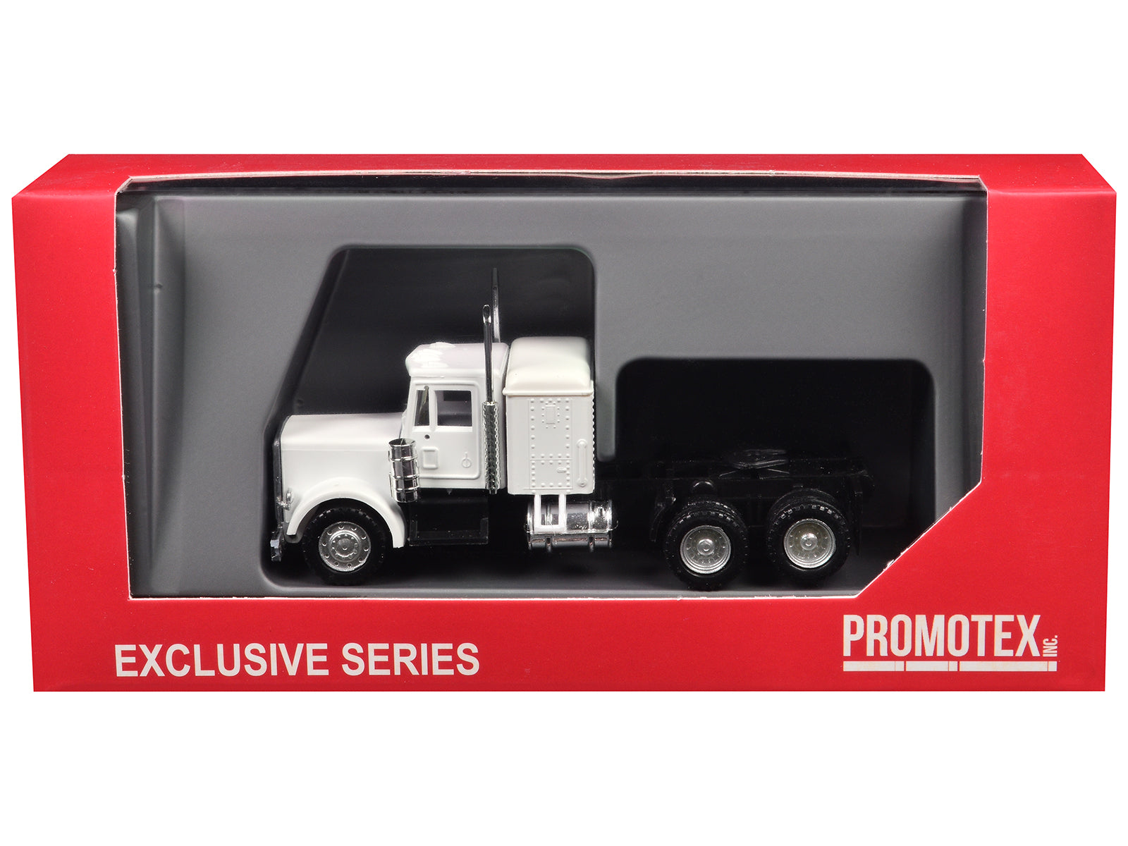 Peterbilt Sleeper Cab White 1/87 (HO) Plastic Model Car by Promotex - image 3