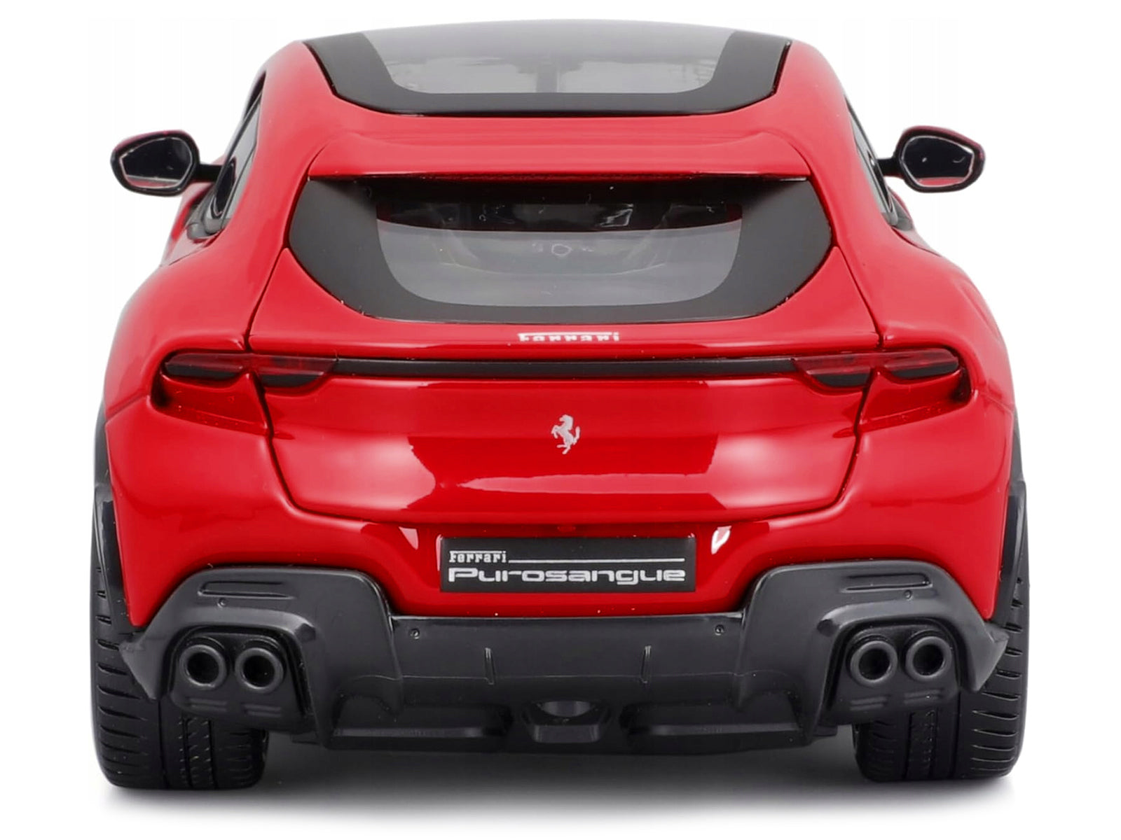 Ferrari Purosangue Red with Sunroof "Race + Play" Series 1/24 Diecast Model Car by Bburago - image 4