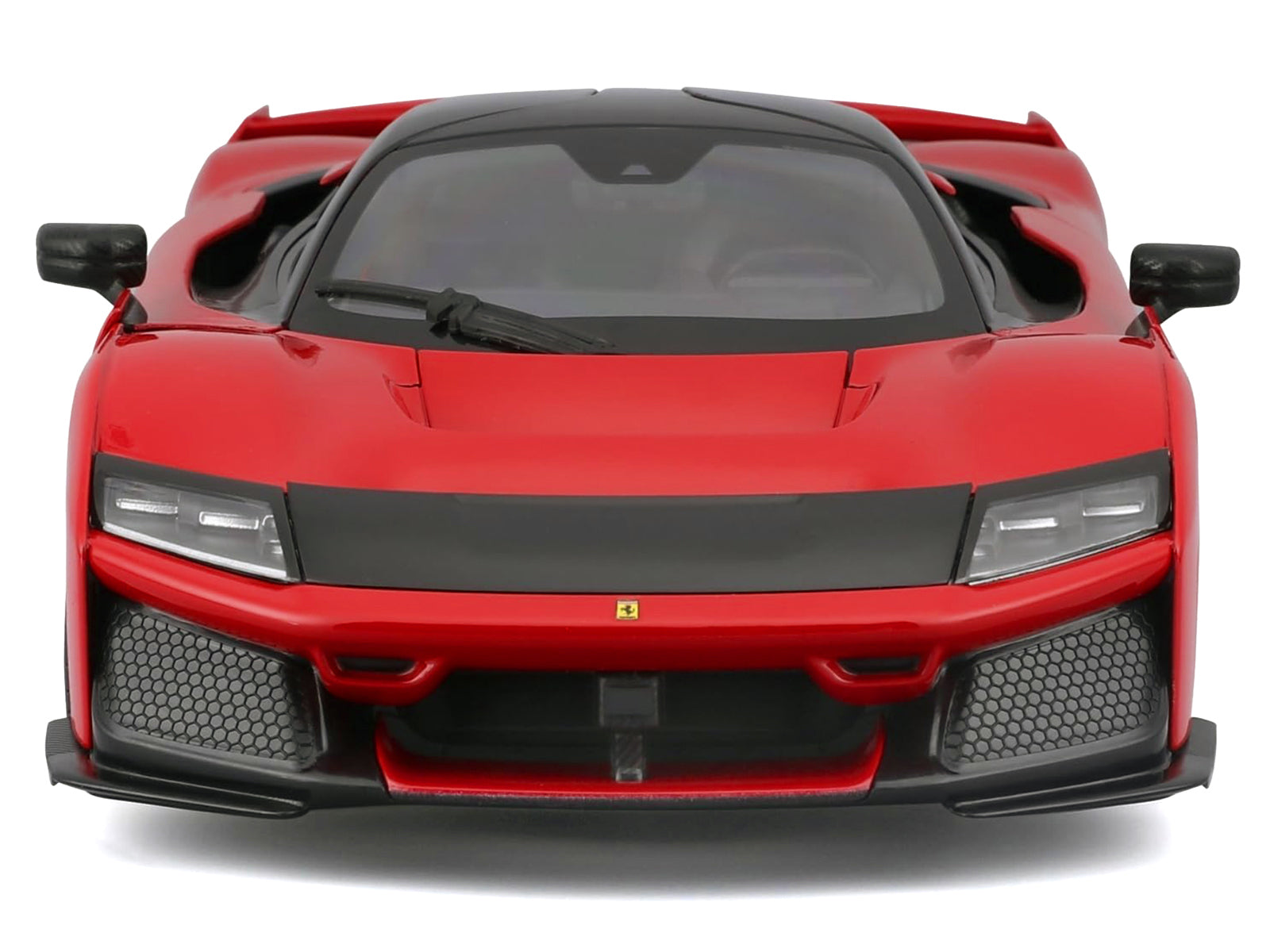 Ferrari F80 Red with Black Top "Race + Play" Series 1/24 Diecast Model Car by Bburago - image 4