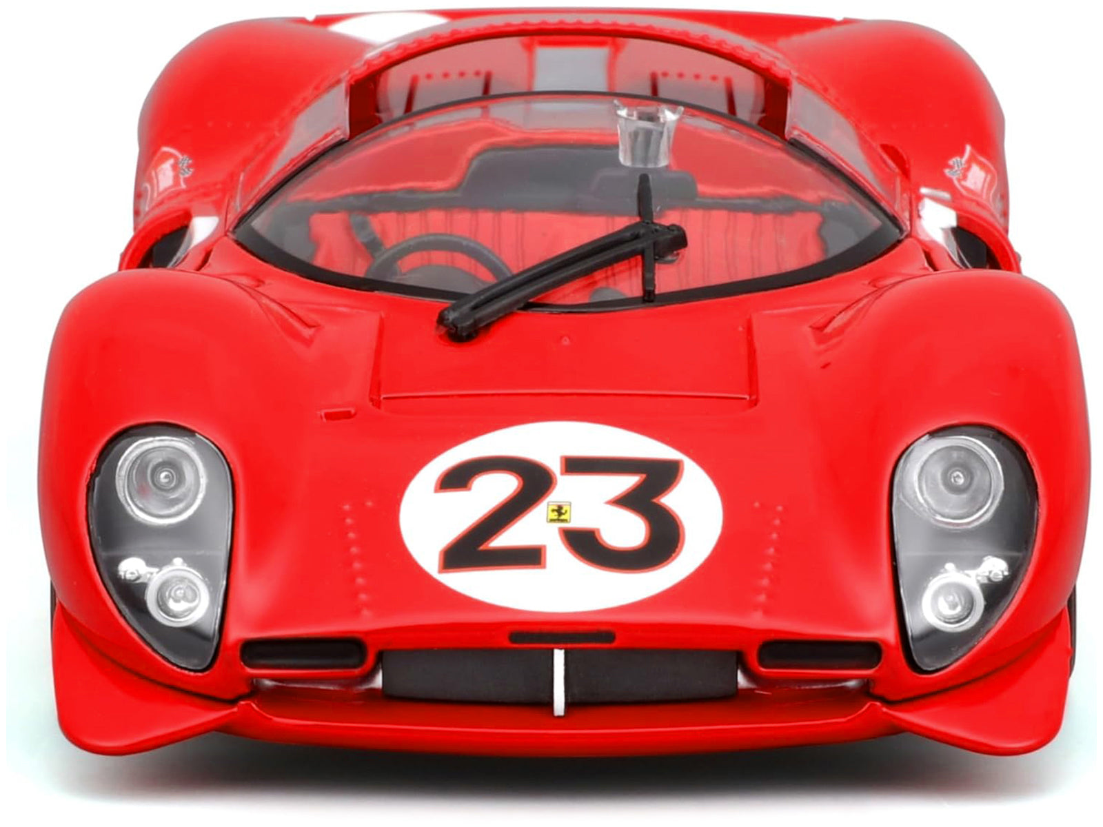 Ferrari 330 P4 #23 Lorenzo Bandini - Chris Amon "Ferrari S.P.A." Winner "24 Hours of Daytona" (1967) "Racing" Series 1/24 Diecast Model Car by Bburago - image 3