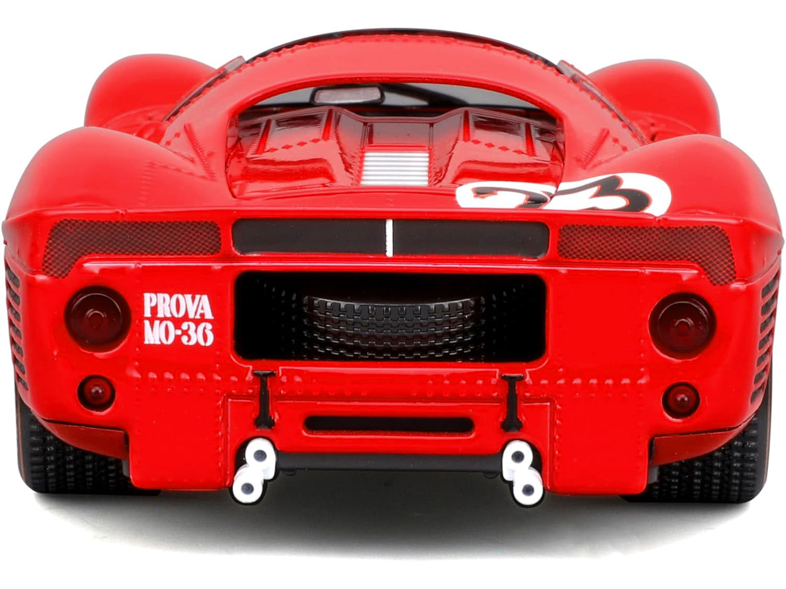 Ferrari 330 P4 #23 Lorenzo Bandini - Chris Amon "Ferrari S.P.A." Winner "24 Hours of Daytona" (1967) "Racing" Series 1/24 Diecast Model Car by Bburago - image 5