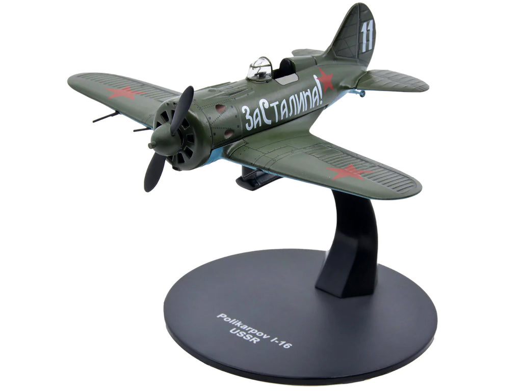 Polikarpov I-16 Fighter Plane (USSR 1933) 1/72 Diecast Model by Warbirds of WWII - image 3