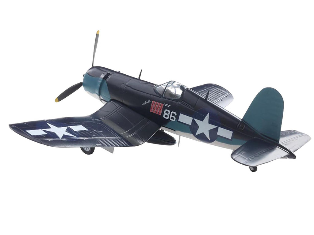 Vought F4U-1A Corsair Fighter Aircraft "Maj. Gregory "Pappy" Boyington VMF 214" United States Marine Corps 1/72 Diecast Model by Militaria Die Cast - image 3