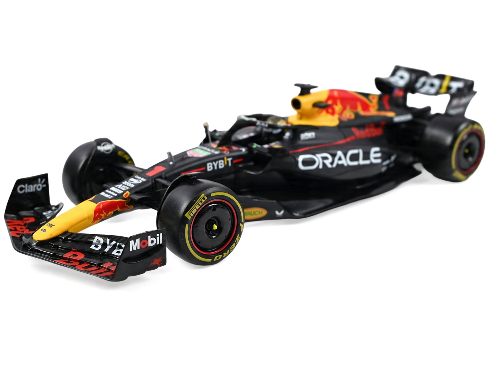 Red Bull Racing RB19 #1 Max Verstappen "Oracle" Winner Formula One F1 Championship "Drivers' Champion" (2023) with Display Case 1/24 Diecast Model Car by Bburago - image 2