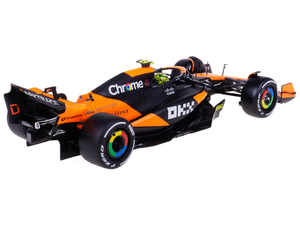 McLaren MCL38 #4 Lando Norris "OKX" Winner Formula One F1 "Miami GP" (2024) with Display Case 1/24 Diecast Model Car by Bburago - image 3