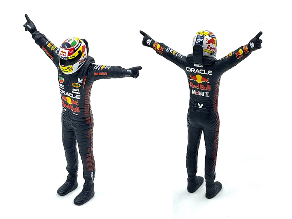 Red Bull Racing RB19 #11 Sergio Perez "Oracle" Formula One F1 Championship "Constructor Champions" (2023) with Driver Figure 1/24 Diecast Model Car by Bburago - image 2
