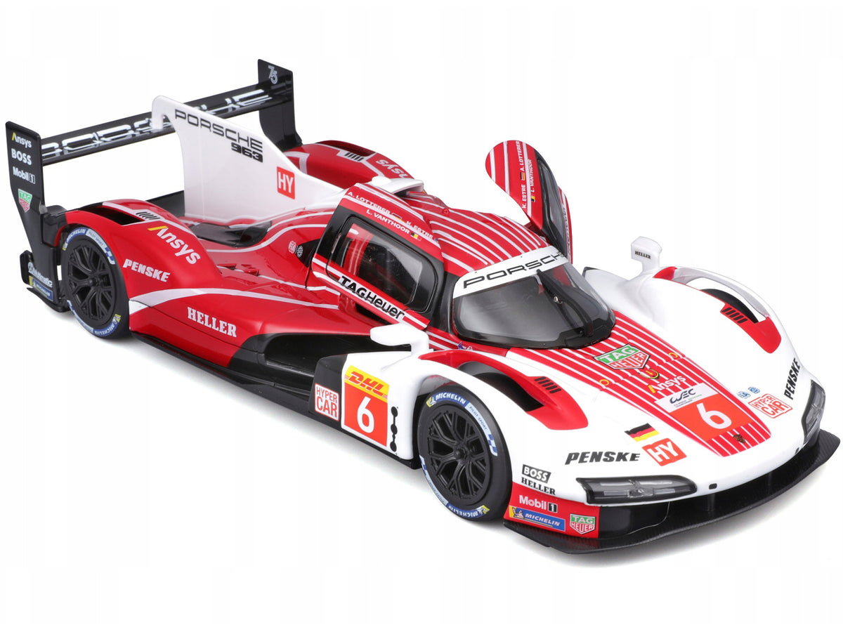Porsche 963 #6 Kevin Estre - Andre Lotterer - Laurens Vanthoor "Porsche Penske Motorsport" Winner "FIA World Endurance Championship" (2024) 1/24 Diecast Model Car by Bburago - image 2