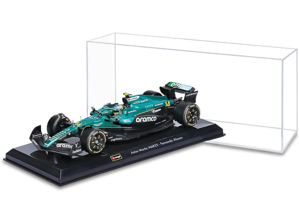 Aston Martin AMR25 #14 Fernando Alonso "Aramco" Formula One F1 "World Championship" (2025) 1/24 Diecast Model Car by Bburago - image 3