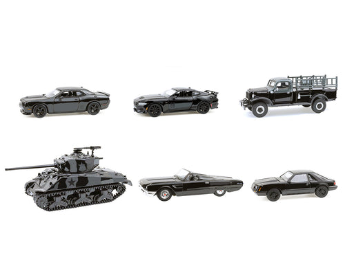 "Black Bandit" 6 piece Set Series 30 1/64 Diecast Model Cars by Greenlight - image 2