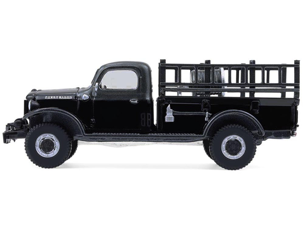 1946 Dodge Power Wagon Fire Truck Black "Black Bandit" Series 30 1/64 Diecast Model Car by Greenlight - image 2