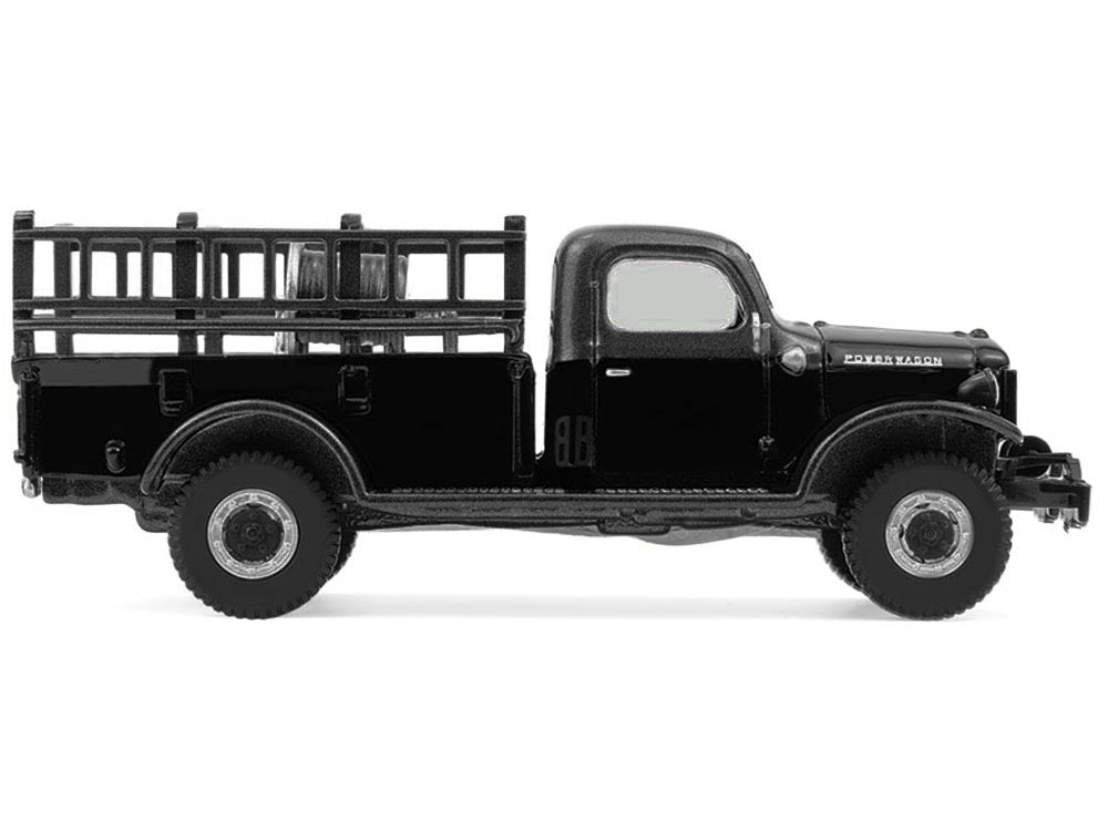 1946 Dodge Power Wagon Fire Truck Black "Black Bandit" Series 30 1/64 Diecast Model Car by Greenlight - image 3