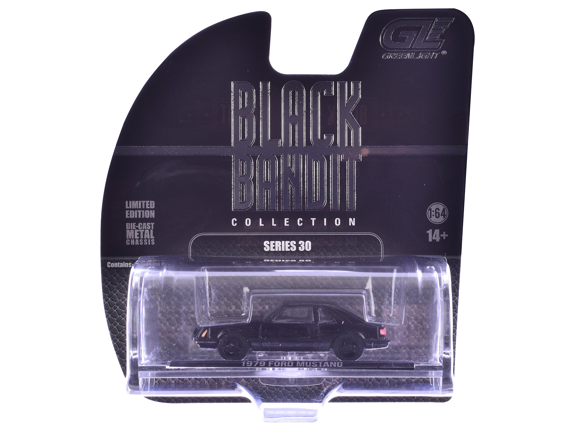 1979 Ford Mustang Fastback Black "Black Bandit" Series 30 1/64 Diecast Model Car by Greenlight - image 3