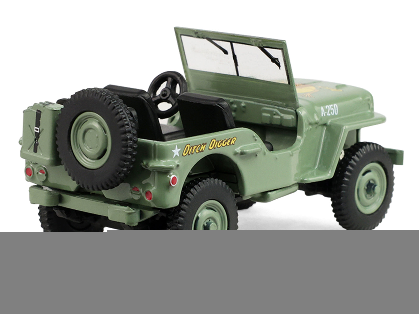 1942 Willy’s MB Jeep Olive Green "America 250 Edition" "Anniversary Collection" Series 18 1/64 Diecast Model Car by Greenlight - image 3