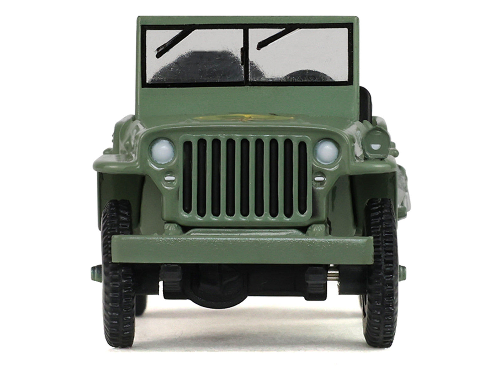 1942 Willy’s MB Jeep Olive Green "America 250 Edition" "Anniversary Collection" Series 18 1/64 Diecast Model Car by Greenlight - image 5