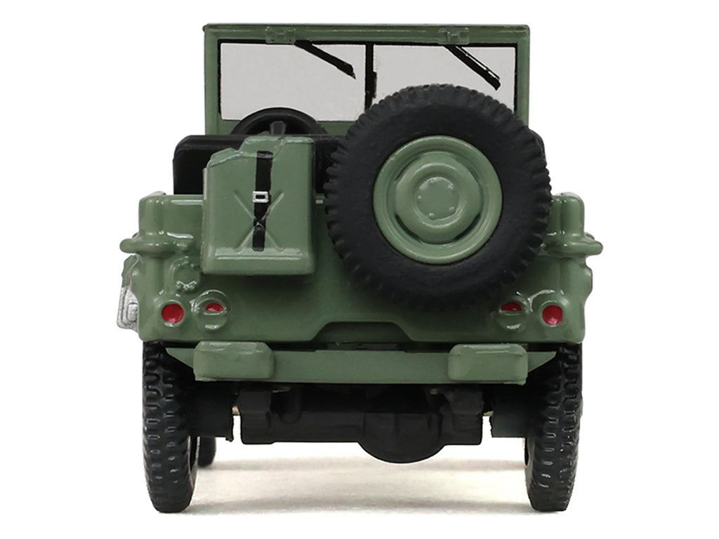1942 Willy’s MB Jeep Olive Green "America 250 Edition" "Anniversary Collection" Series 18 1/64 Diecast Model Car by Greenlight - image 4