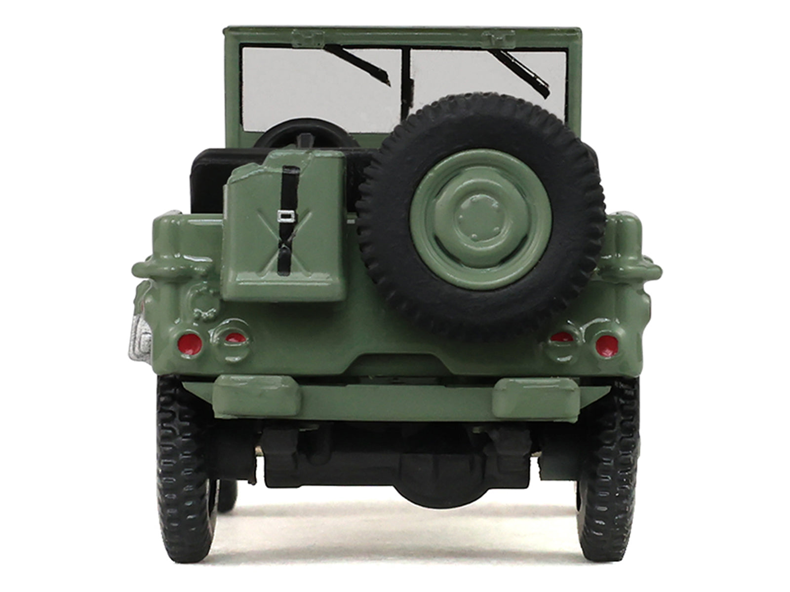 1942 Willy’s MB Jeep Olive Green "America 250 Edition" "Anniversary Collection" Series 18 1/64 Diecast Model Car by Greenlight - image 4