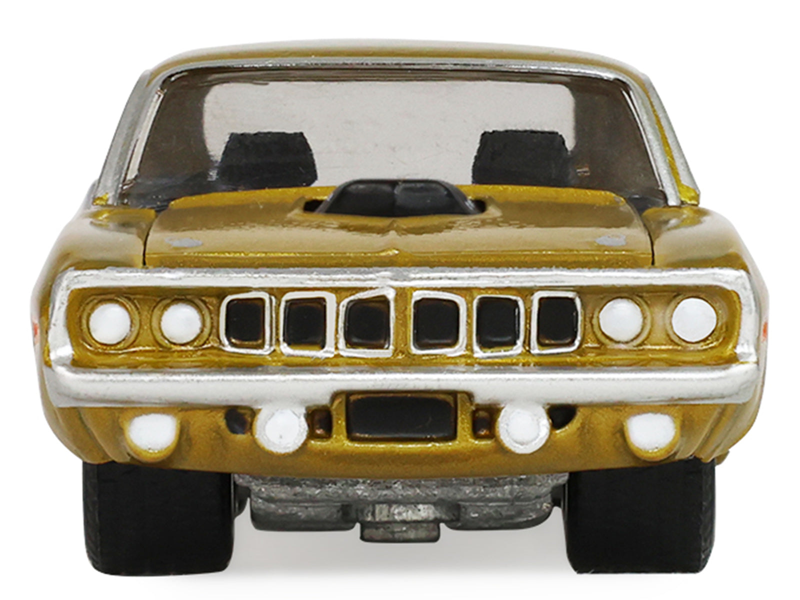 1971 Plymouth Hemi ‘Cuda Gold Metallic with Black Accents "America 250 Edition" "Anniversary Collection" Series 18 1/64 Diecast Model Car by Greenlight - image 5