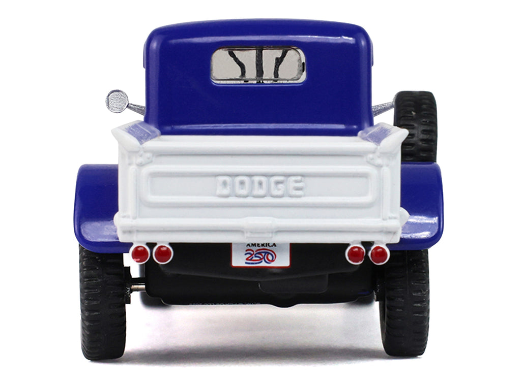 1946 Dodge Power Wagon Pickup Truck Red White and Blue "America 250 Edition" "Anniversary Collection" Series 18 1/64 Diecast Model Car by Greenlight - image 5